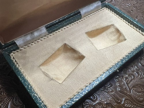 Boîte Montres Poche 2 Places Trousse Housse Coffret Vintage