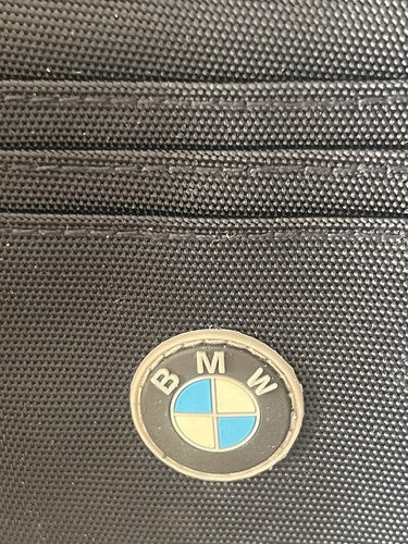 🔴 BMW portafoglio unisex MOTORSPORT ITALIA nero e rosso da collezione vintage