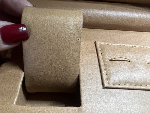🔴 WATCH box wristwatch case pen cufflinks L 18 D 16 