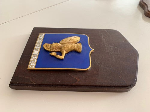 🔴 CREST MILITARE scudo legno Regione Militare Tosco Emiliana