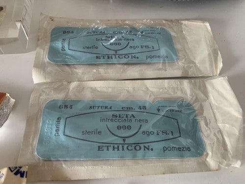 Bistouri Et Lame Médicale de Collection Époque Début 1900 De Vitrine