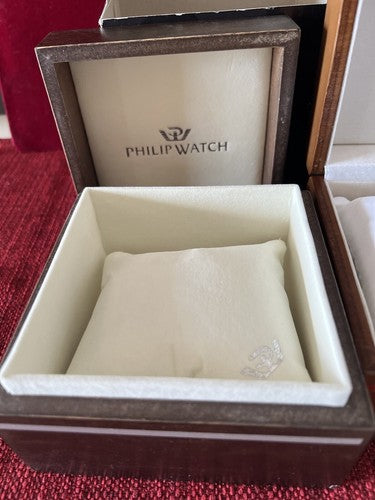 Philip Watch Boîtes Montre Coffret Etui Lot 3 Trousse Comme Photo