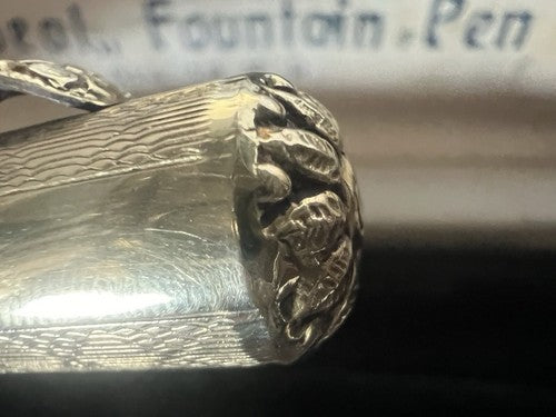 Ideal Stylo-Plume Stylo à Plume Rétractable Or 14KT Fonctionne Vintage B