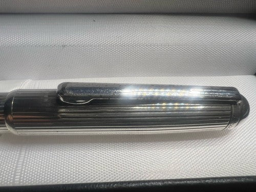 🔴 LECCE PEN penna sfera ARGENTO 925 MASSICCIO meccanismo rotazione scrive