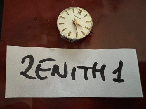 Zenith Mouvement Montre Cadran Mains Mouvement Manuel Examen