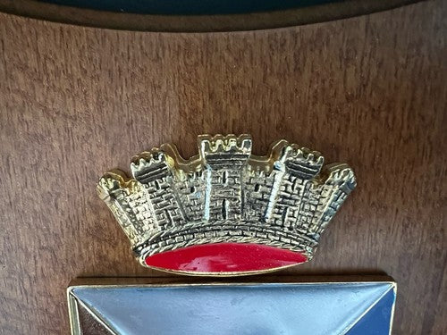 🔴 Crest militare ESERCITO ITALIANO autogruppo manovra Flaminia HADEMIA smalti