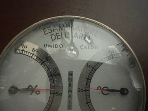 🔴 LEFFE igrometro di precisione umidità meccanico tedesco stazione meteo