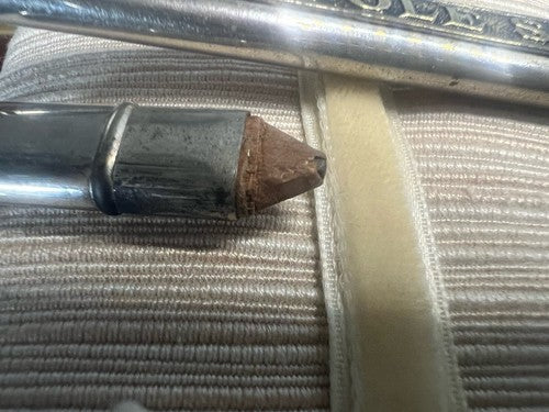 🔴 MONOPOLE matita meccanica antica metallo cesellato antica Belle Époque 1880