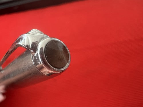 🔴 PARKER Druckbleistift, schwarz mit gelbem Diamantschliffstein, Vintage 