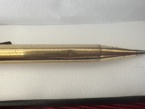 Perfector Crayon Mécanique Ciselé Laminé Or Guilloché Vintage