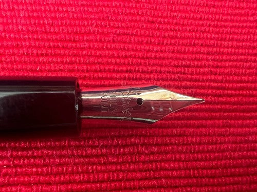 🔴 HOOVER penna stilografica 891 nera converter pennino originale scrive vintage