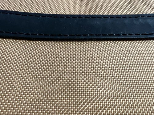 🔴 BULGARI pochette Alitalia porta IPAD organizer viaggio tessuto champagne L26