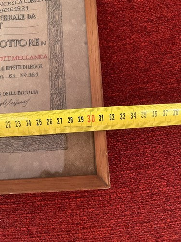 Graduation Republic Italian Engineering Industrial Mechanical Napoli 1946