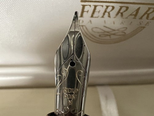 Ferrari Stylo-Plume Stylo à Plume Laque Effet Bois Iridium M A Cartouche