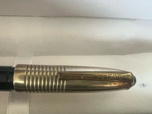 🔴 LIBERTY penna stilografica leva blu cappuccio metallo SCRIVE vintage 1930