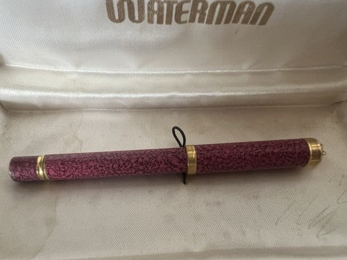 🔴 WATERMAN Kugelschreiber, marmoriert lackiert, rosa, Lady CHARLOTTE, Schreibgarantie 