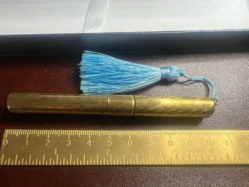 Stylo-Plume Stylo à Plume Laiton Levier Fonctionne Et Écrit Vintage Du 1920