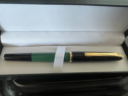 Pelikan Stylo-Plume Stylo zu Plume Vert Noire MK10 Piston Écrit Capot Lésion 2 