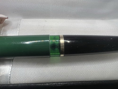 🔴 PELIKAN Mk10 penna stilografica pennino ORO pistone scrive cappuccio lesione