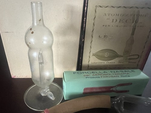 Hydrosol Floral Deca Automizer mit Glasflasche und Beutel-Set, Antik 