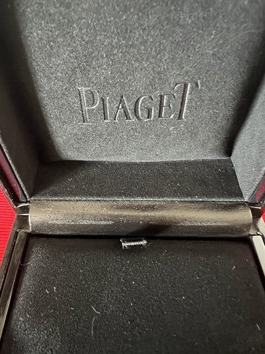 🔴 PIAGET Schmuckkästchen für Anhänger und Ringe, 9 x 9 cm, Höhe 5 cm 