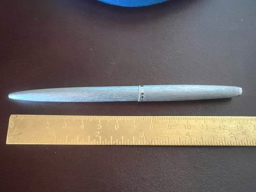 🔴 AURORA penna sfera cromata satinata scrive con astuccio vintage