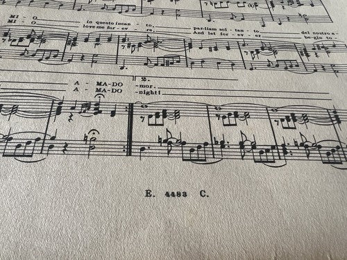 🔴 GILDA RITA HAYWOERTH Meine Partitur, Roberts, Fisher Mailand 1947 