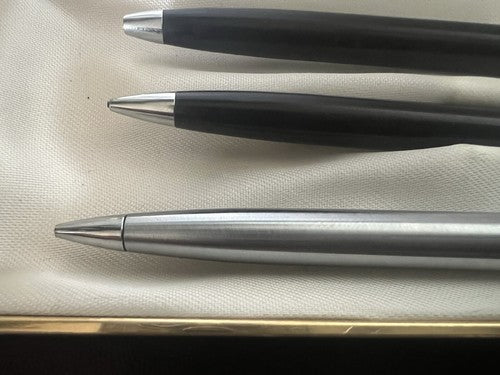 Papermate Stylo-Plume + 2 Crayon Mécanique Métal Vintage Lot 3 Pièces