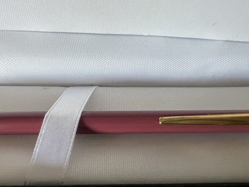 🔴 MONTEGRAPPA penna sfera lacca ROSA pulsante a scatto scrive vintage