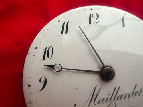 🔴 MAILLARDER &amp; COMP Taschenuhrwerk Verga – Teile für Überholung 
