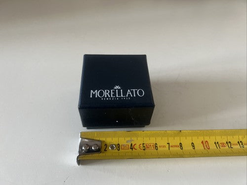 🔴 MORELLATO scatola gioielli: anello gemelli ciondolo pendente blu con nastrino