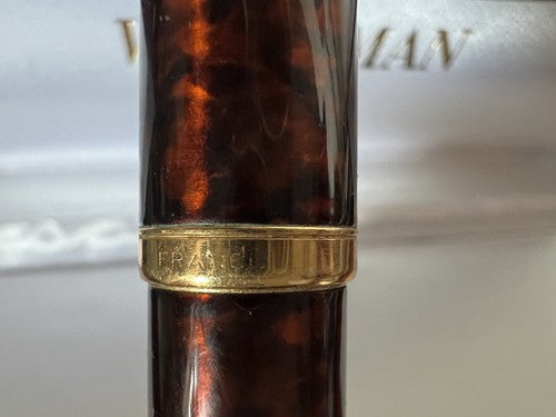 🔴 WATERMAN penna sfera Carene Deluxe lacca marmorizzata profili dorati