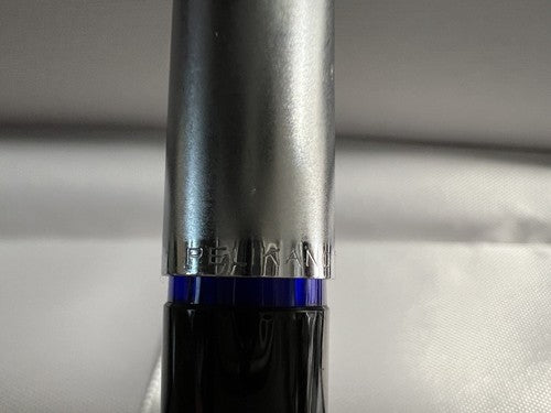 🔴 PELIKAN Pelikano Füllfederhalter mit schwarzer Chrompatrone, Vintage-Stil 