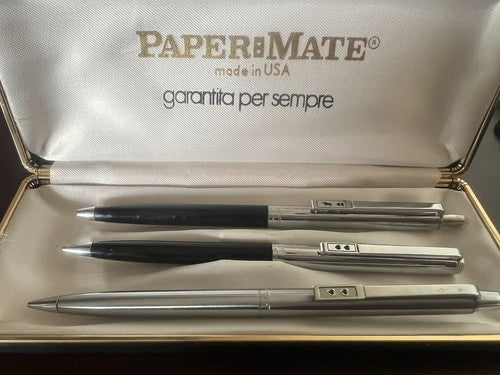Papermate Pen+2 Pencil Mechanical Metal Vintage Stock 3 Pieces