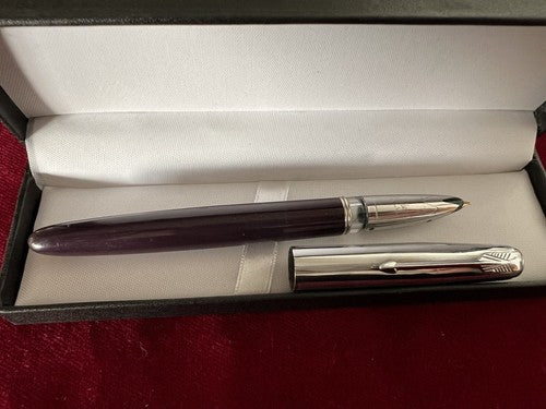 Visibilité Pen Stylo-Plume Stylo à Plume Piston President Acumatic Or Vintage