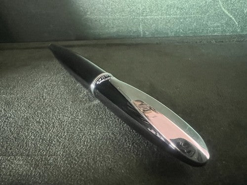 🔴 JAGUAR penna sfera lacca nera profili cromati garanzia ed astucci NUOVA