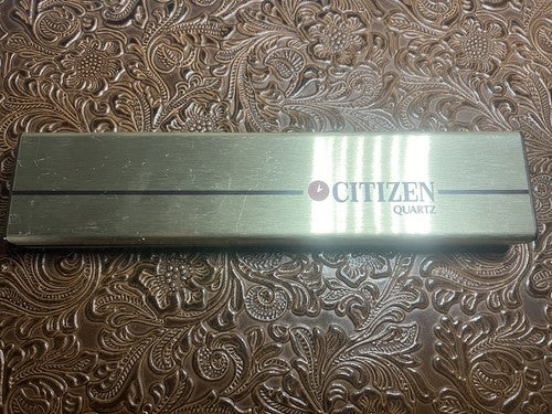 Citizen Trousse Montre en Quartz Coffret Housse Garantie Vintage 1995 