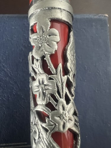 Moulin Rouge Stylo-Plume Stylo à Plume Laque Cartouche Ridium Point Utilisé