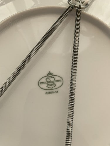 Tirschenreuth Assiette Porcelaine Deutschland A Mur Chevalier 2 Vintage 25 CM 
