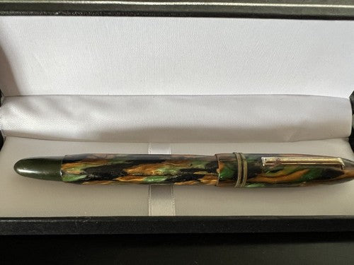 Stylo-Plume Stylo à Plume Marbré Multicolore A Cartouche Écrit Vintage 