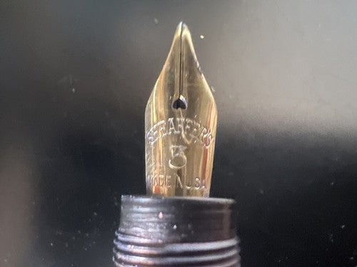 Waterman's Einziehbarer Füllfederhalter, 14 Karat Gold, Vintage 