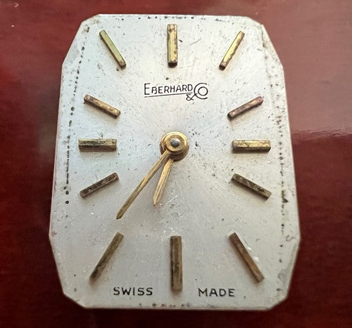 Eberhard Mouvement Montre Calibre 151 Manuel De Examen Pièces Vintage