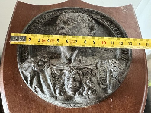 🔴 Military Crest CESARE 12 ARTILLERY REGIMENT Rimini group 1984 bronze 