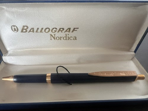 Ballograf Stylo-Plume Sphère Nordica Bouton Automatique Édition Limitée Etui 1