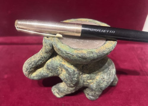 🔴 GIULIETTA fountain pen with internal piston, working, Italian vintage, 1970s 
