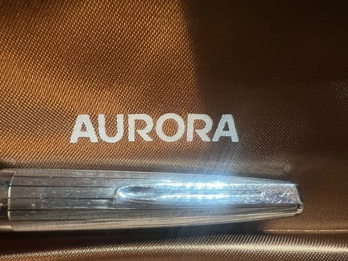 🔴 AURORA penna stilografica 888 P pennino ORO M scrive vintage 3215342