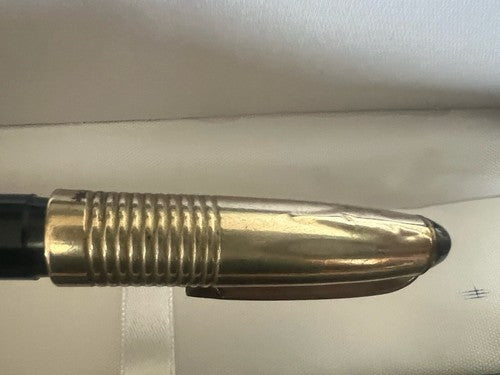🔴 LIBERTY penna stilografica leva blu cappuccio metallo SCRIVE vintage 1930
