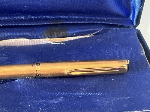 Aurora Pen Sphere Silver Solid 925 Plated Gold 9 KT Marking