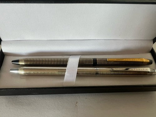 Chromatic Pens Sphere Gold And Chrome Multi Colour Two Colours Vintage