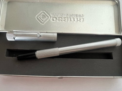 🔴 OSAMA penna sfera roller alluminio con scatola e contro scatola